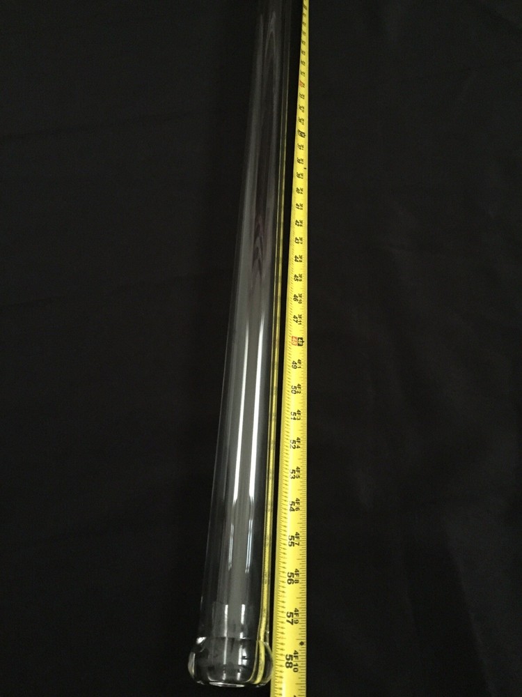 58”inch Straight 44mm Thick Bong Clear