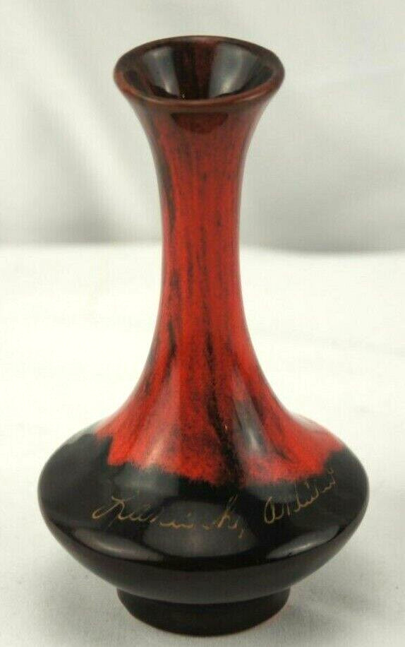 Lanark Antario Small Mid Century Vase Volcano Drip