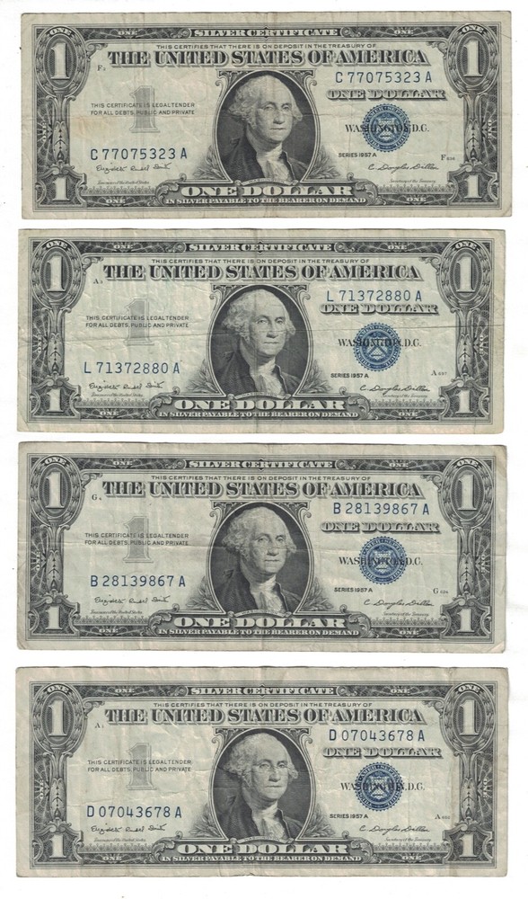 1957 A $1 ONE DOLLAR CERTIFICATE FR.1620