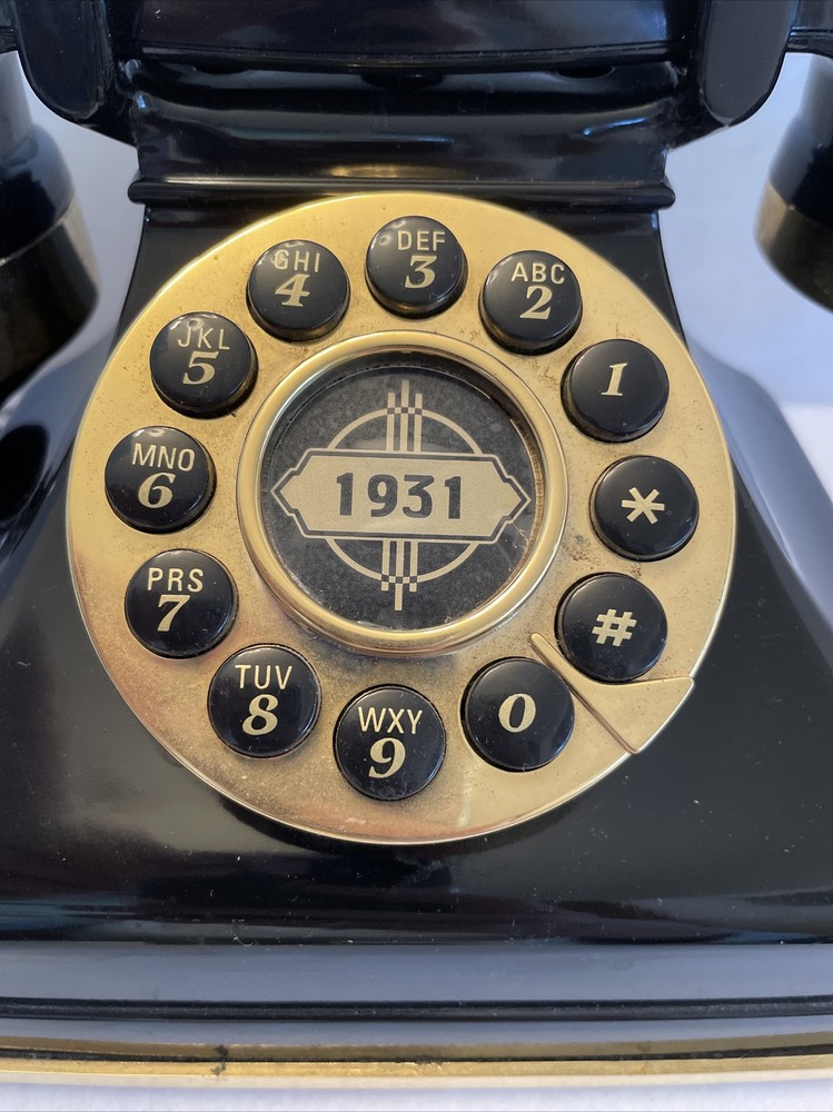 Vintage Retro Thomas Model 1931 Phone Push Button with Paperwork