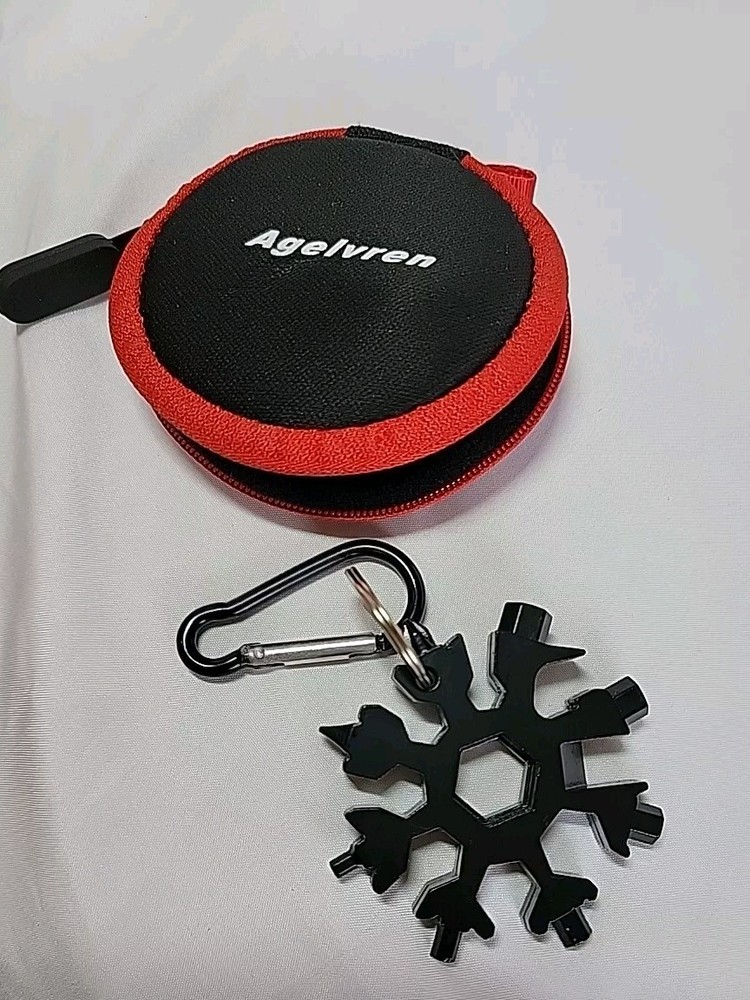 Agelvren Snowflake multitool keychain