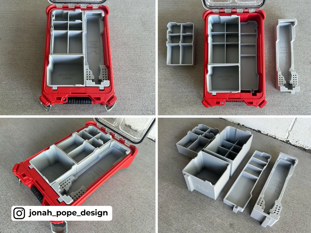 M12 Brushless Rotary Dremel Tool Insert For Milwaukee Packout (Insert Only)