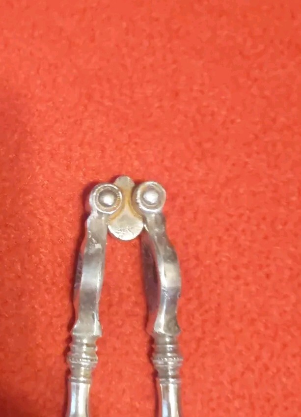 Vintage Silver Plated Ornate Hand Nutcracker 5.75"