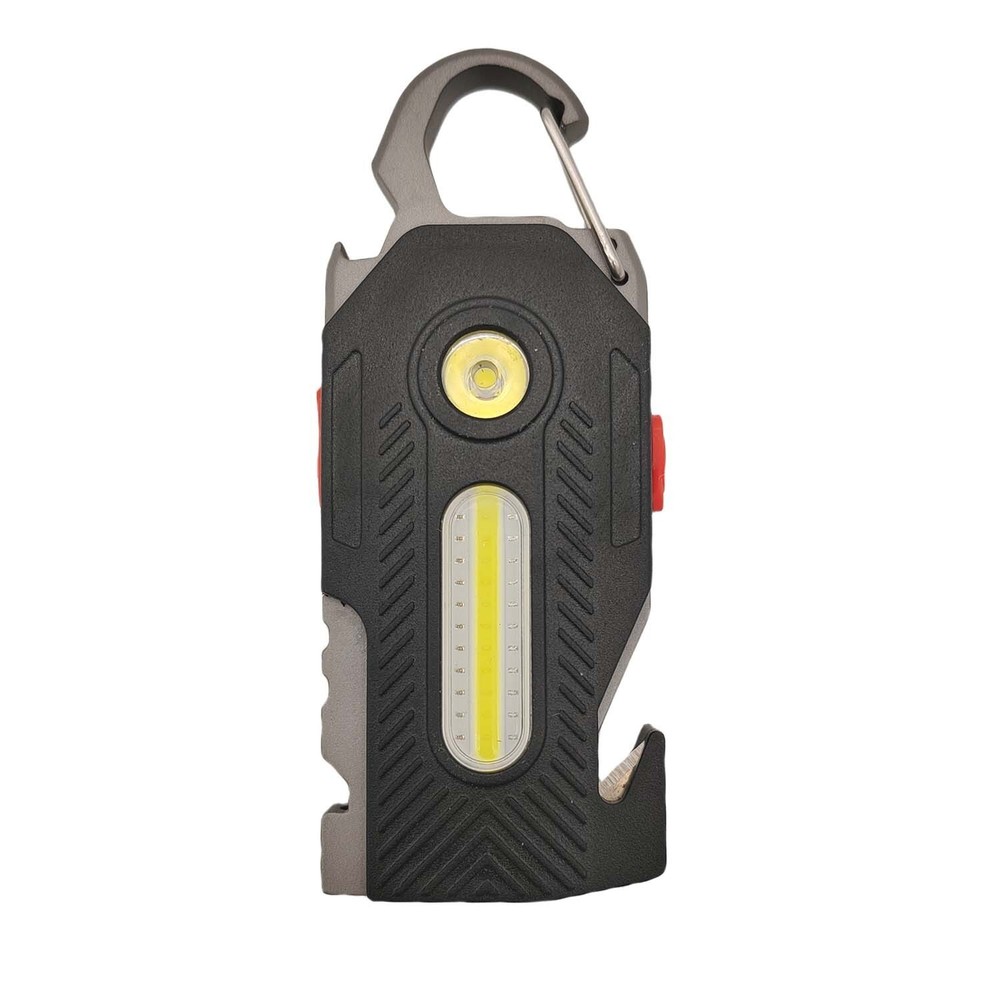 Multifunctional Flashlight 7 In 1 Keychain Led Light Screwdriver Whistle