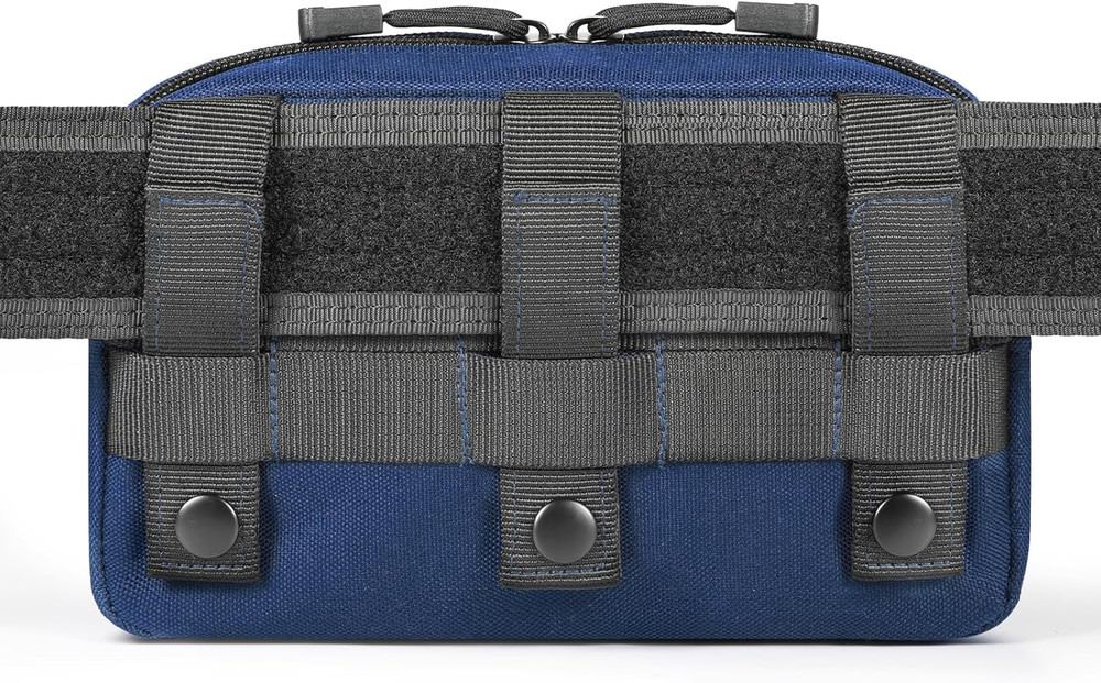 Tactical Molle Admin Pouch Utility Laser Cut EDC Tool Pouch Bag Horizontal Modul