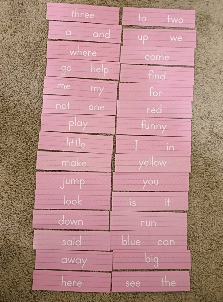 Teaching Tree (58 Pc) “Sight Words” Kindergarten - See Pictures