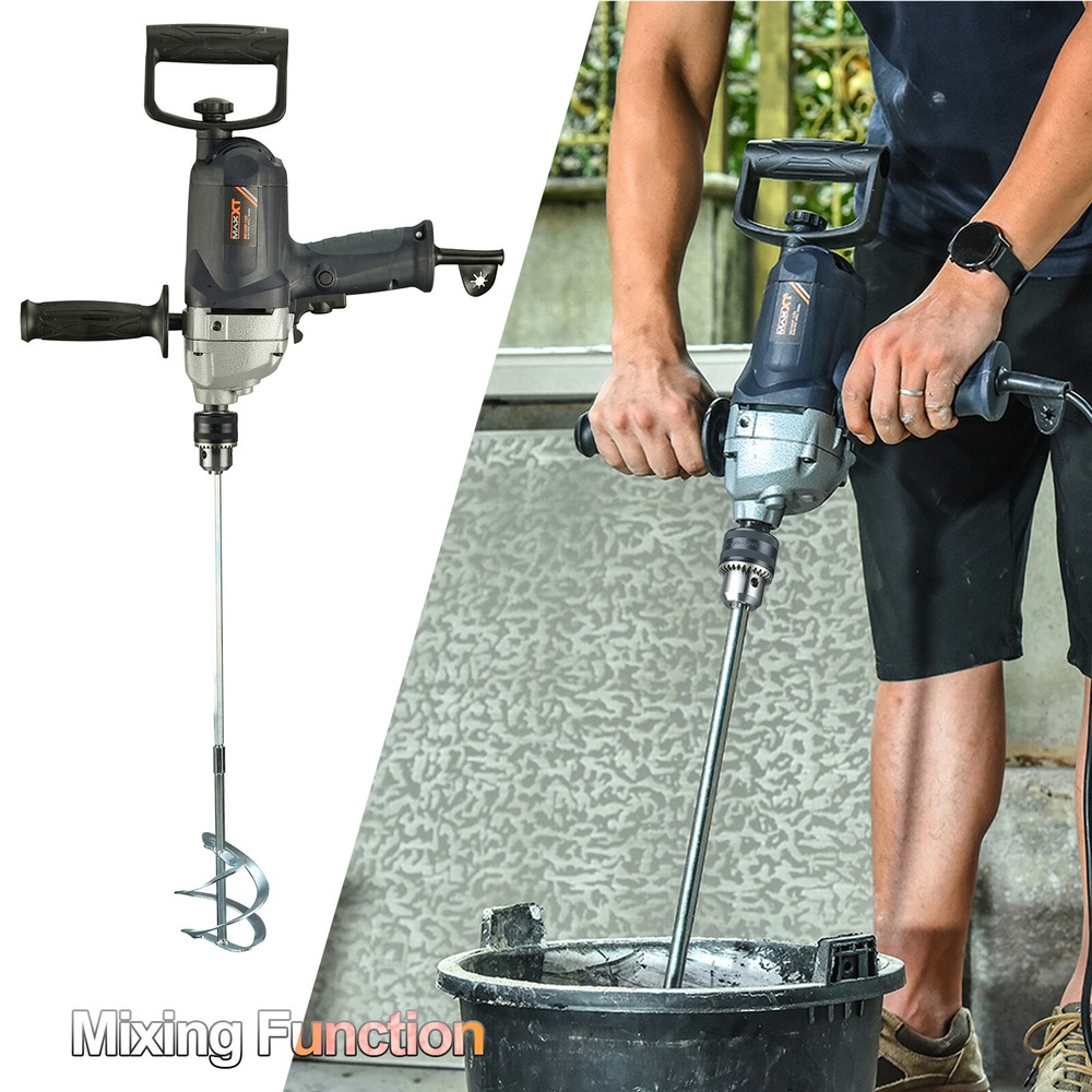 MAXXT Spade Handle 1/2" Electric Augers Post Hole Digging Mixing Drill Machine