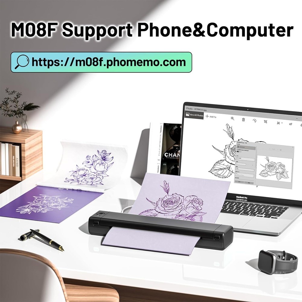 Phomemo Tattoo Stencil Transfer Thermal Printer Machine Stencil Printer Makers