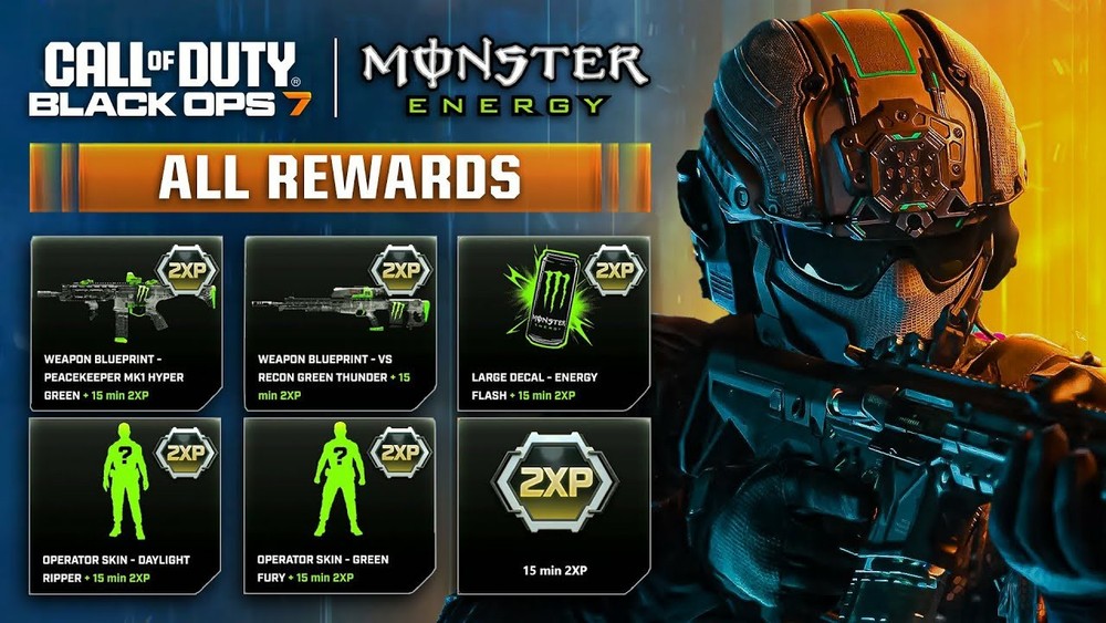 monster energy black ops7 rewards Codes (One code per purchase)