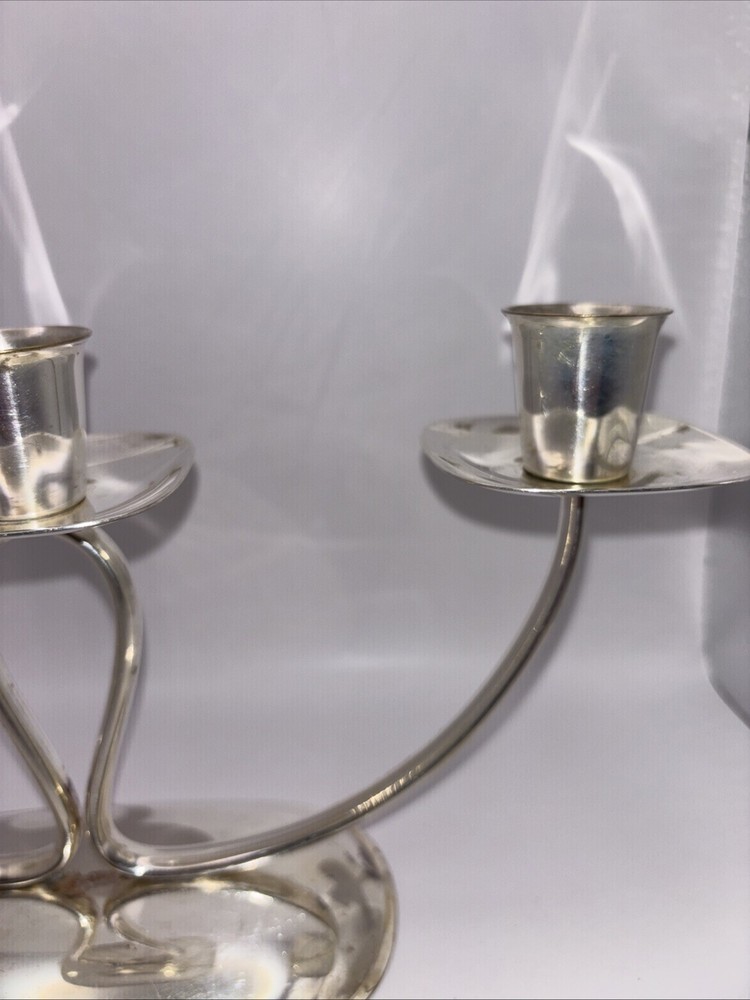 Silverplate Candleholder Suitable for 3 Candles