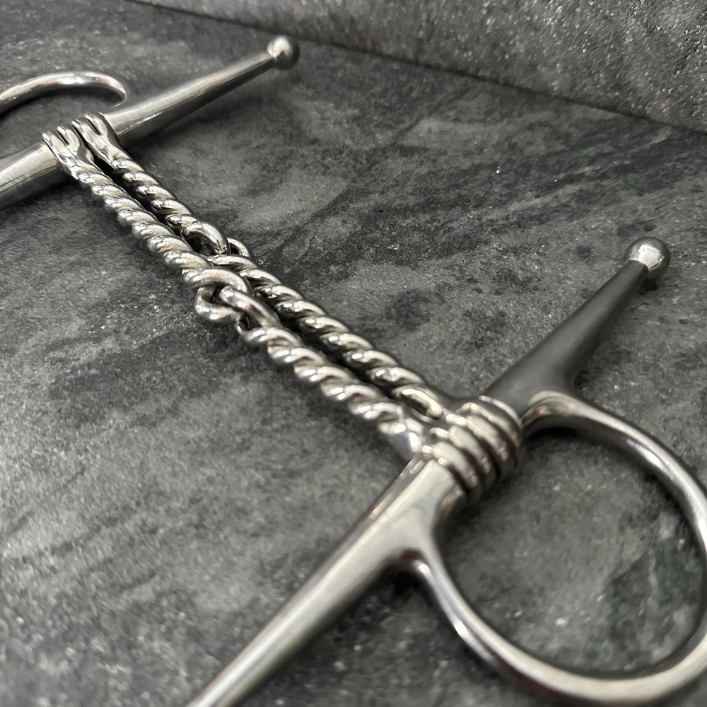 Double Twisted 5” Wire Full Cheek Snaffle Horse Bit