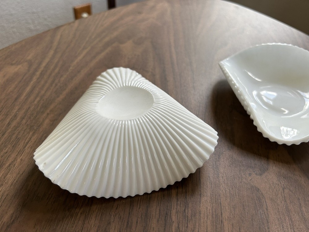 Milk Glass Dish Set
