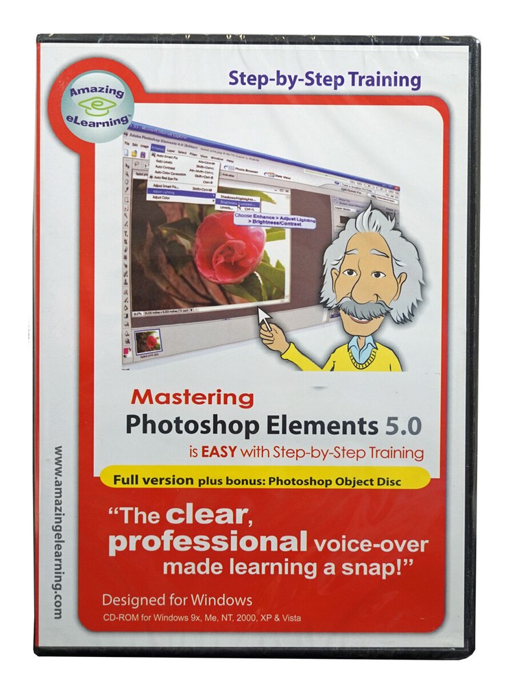 Mastering Adobe Photoshop Elements 5.0 Tutorial CDRom - Step-by-Step Training