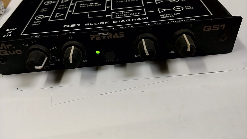 RARE Petras Mr Que Equalizer OLD SCHOOL EQ Bass Processor