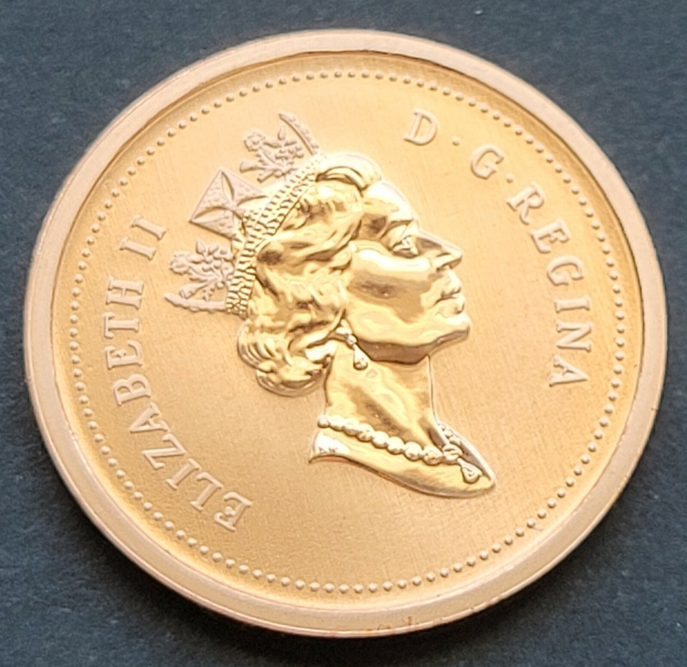 *** CANADA ONE CENT 2000 *** SPECIMEN *** NON MAGNETIC ***