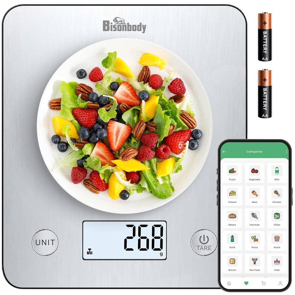 Smart Food Scale, Digital Kitchen Scale with App – Nutritional Calculator