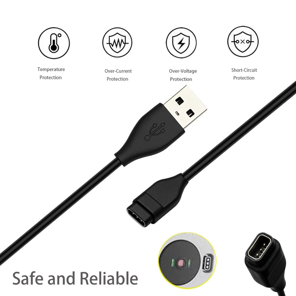 HMLXSH 2-Pack 3.3ft Replacement Charging Cable, Charger for Coros Pace 100 cm
