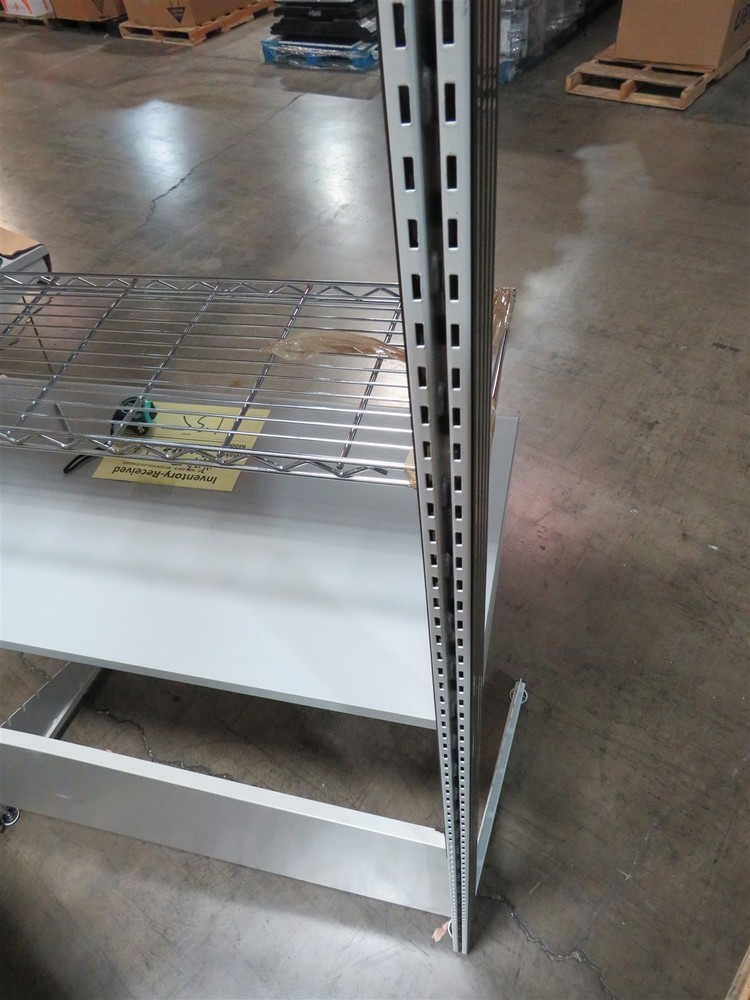 6ft Industrial Workbench w/ Shelf – Adjustable Packing / Assembly Table