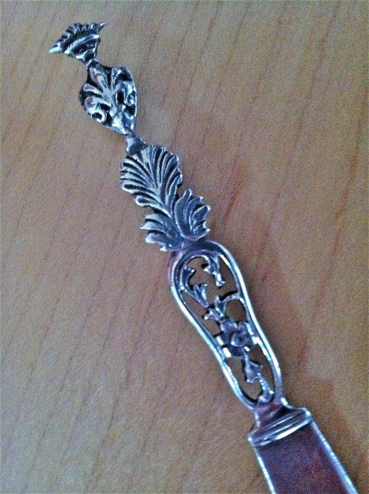 ITALIAN 800 SILVER FANCY KNIFE