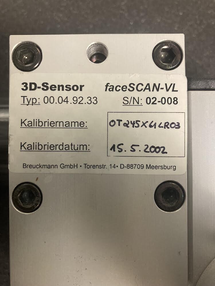 Breuckmann VitroSCAN 3D commercial 3D scanner