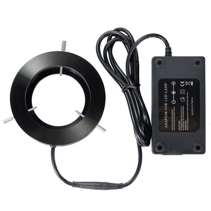 144 LED Ring Light Source Stereo Microscope Illuminator Four Zones Adjustable