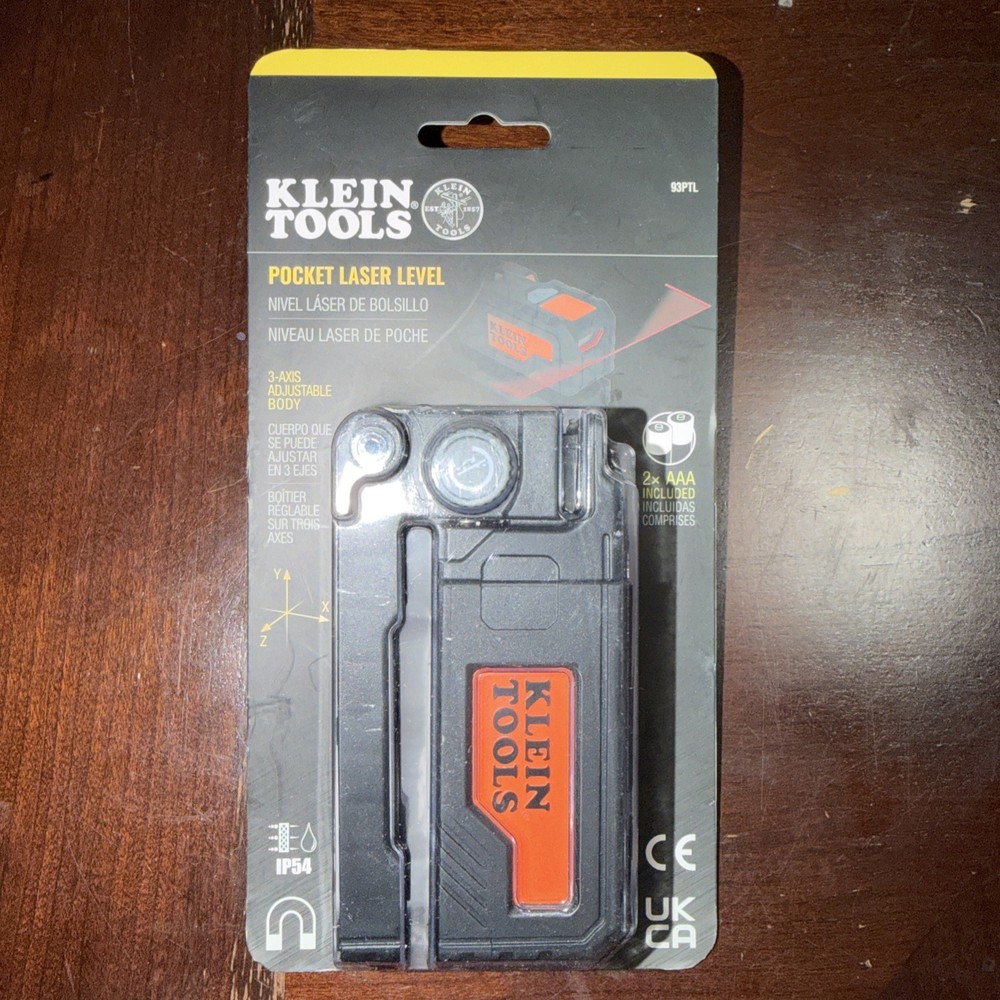 Klein Tools 93PTL Red Pocket Laser Level