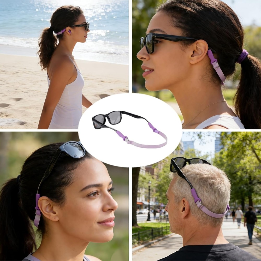 Adjustable Elastic Eyeglasses Strap Eyewear Retainers For Reading Glasses, Myopi