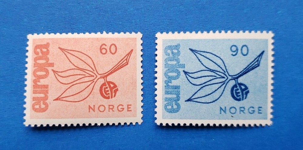 Norway Stamps, Scott 475-476 Complete Set MNH
