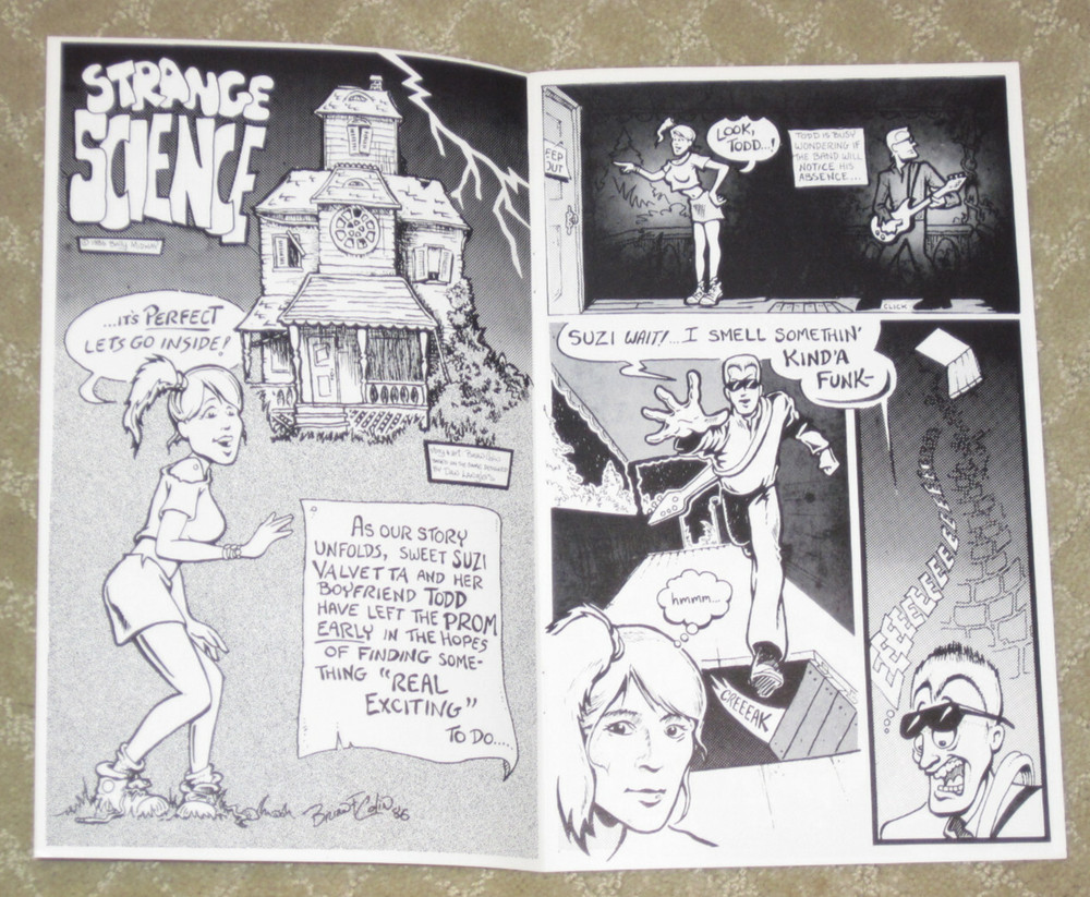 Strange Science Bally Pinball Flyer / Brochure / Ad - Mint