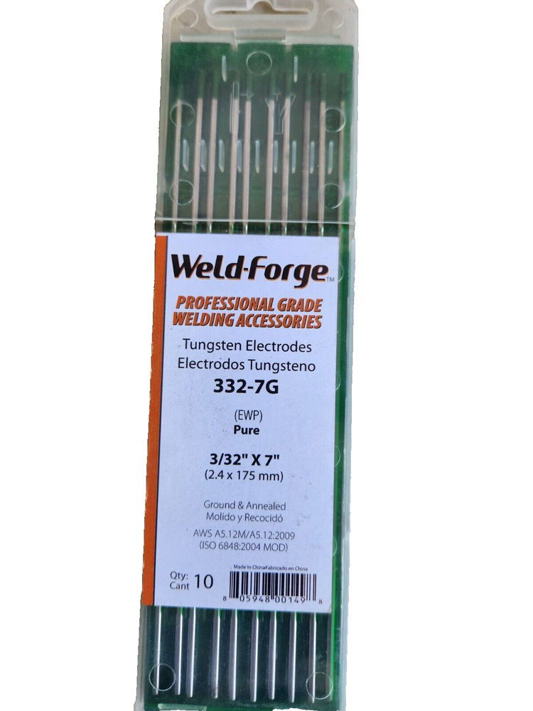 *NEW* Weld-Forge 332-7G Tungsten Electrodes (#132)