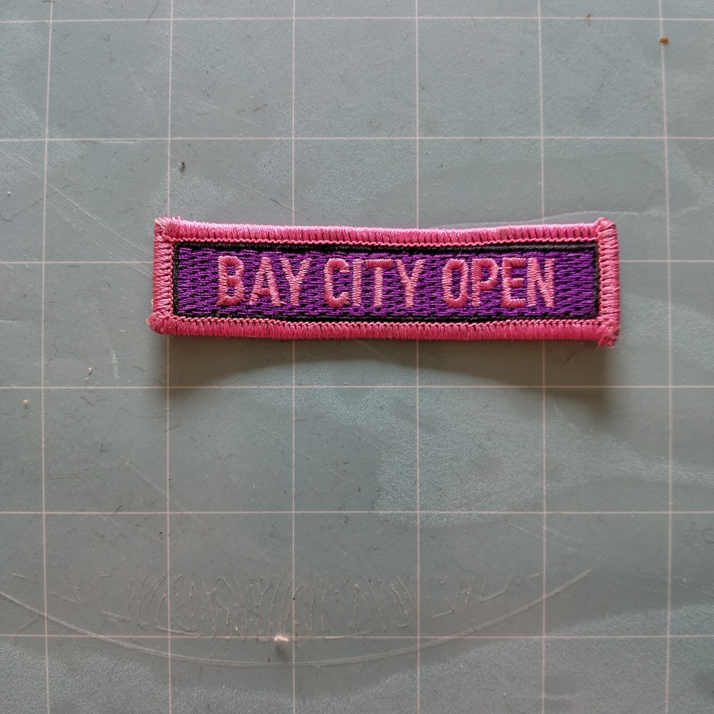 Bay City Open Bar Patch size 1x3.5