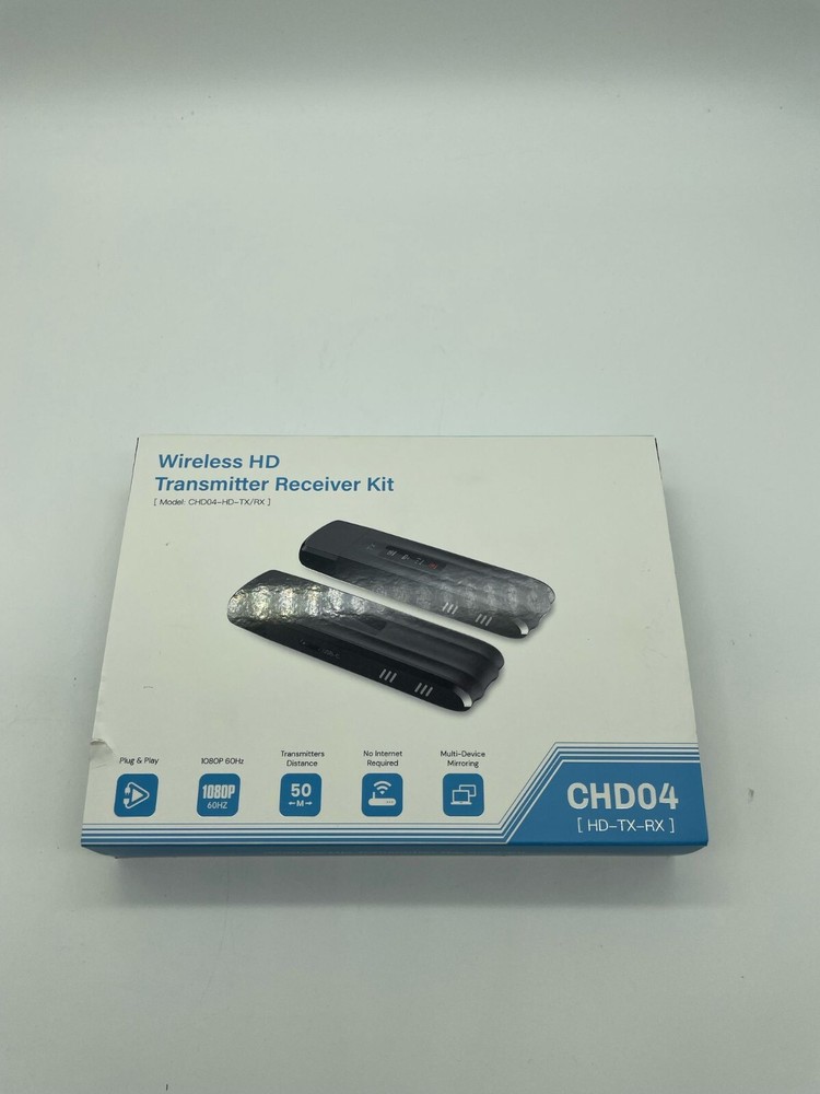 Wireless HDMI Transmitter and Receiver,2025 Upgraded LED Display, 4K ''READ''