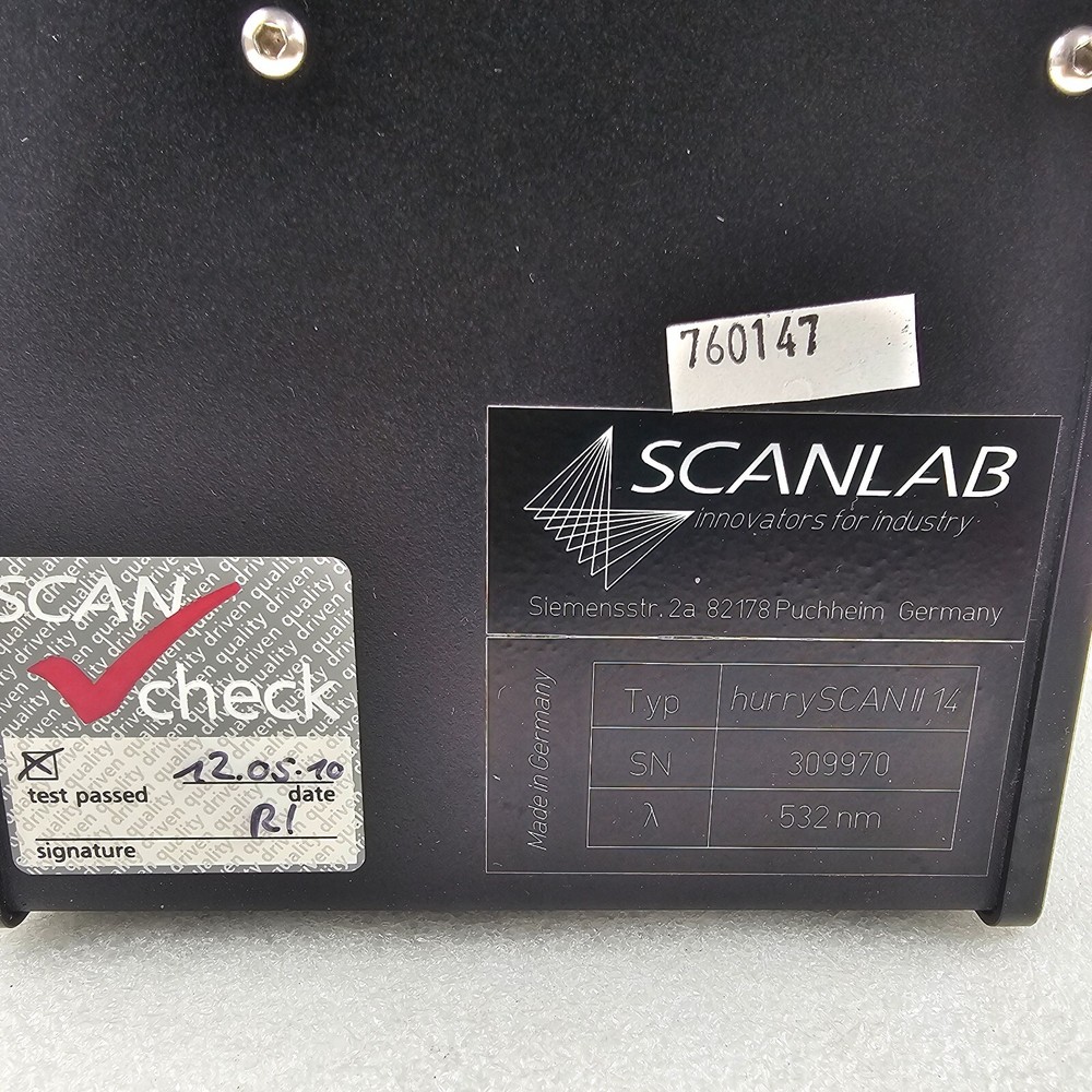 SCANLAB innovators for industry hurrySCAN∥14