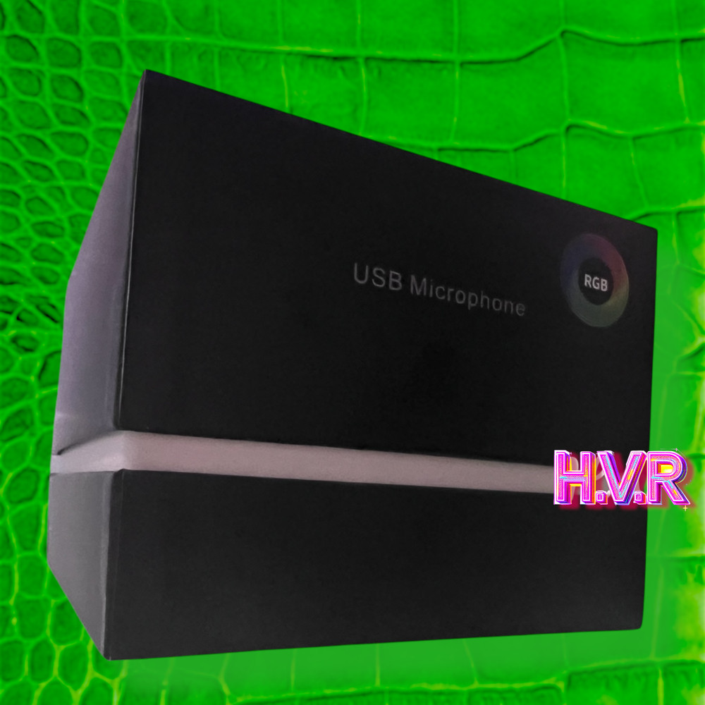 YARMEE USB Gaming Microphone Professional RGB Laptop and Desktop computer!
