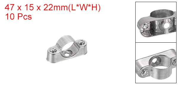 10PACK Pipe Support Pipe Bracket Clamp Wall Mount Ceiling Mount for 20mm Pipe