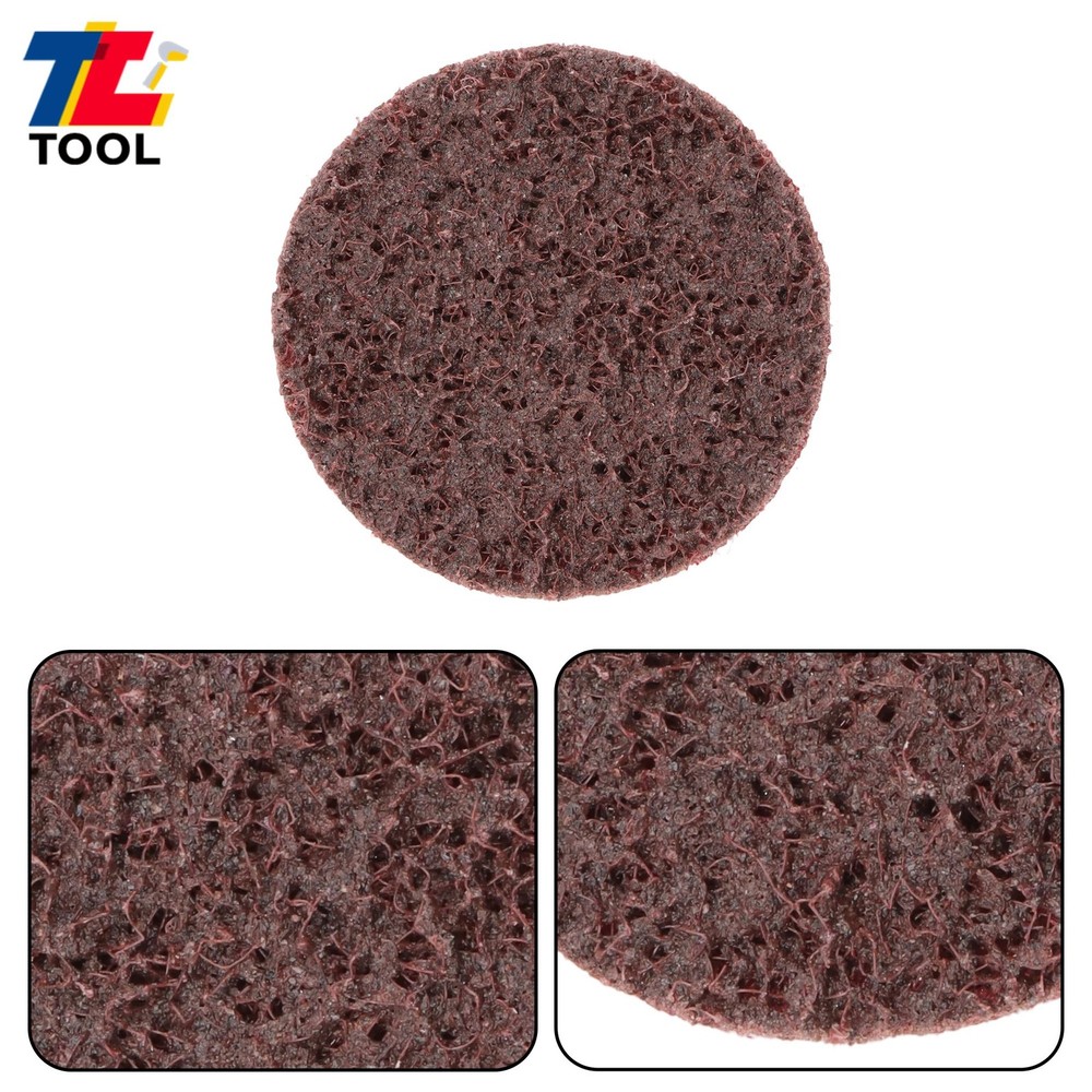 25 Pack Surface Conditioning Quick Change Discs 2" Red Medium Prep Pad Discs