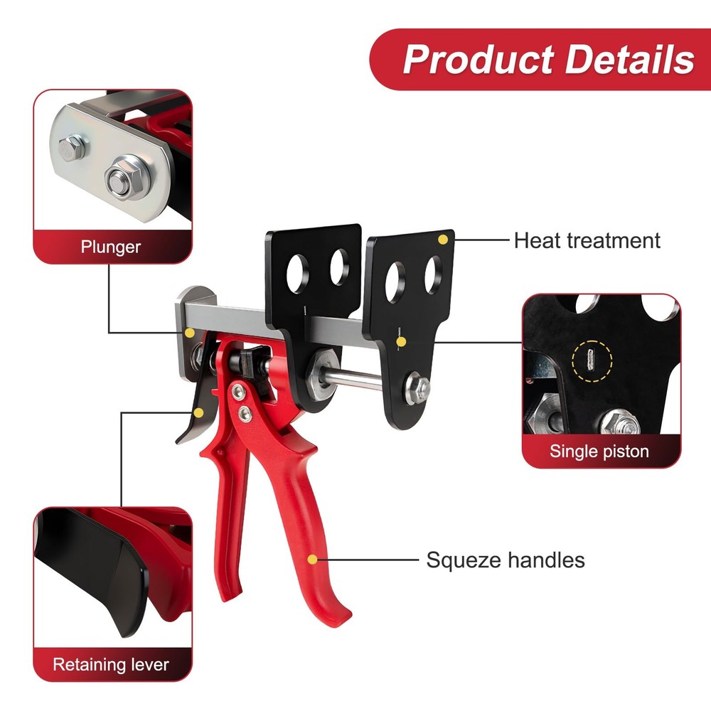 Cupbunny Brake Caliper Compression Tool, 4 Piston Tool for Red