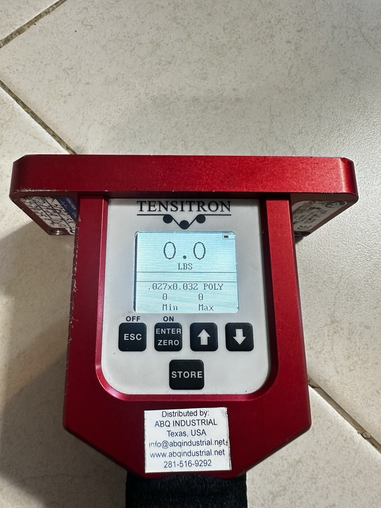 TENSITRON STX-250-1 DIGITAL STRAP TENSION METER