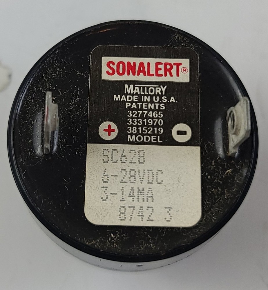 Sonalert Mallory Alarm Model SC62B