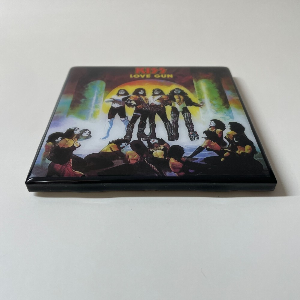 KISS Love Gun COASTER Custom Ceramic Tile