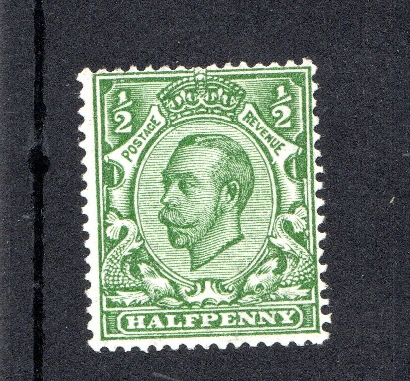 GEORGE V DOWNEY MULTIPLE CYPHER   1/2d  GREEN SG346 UM