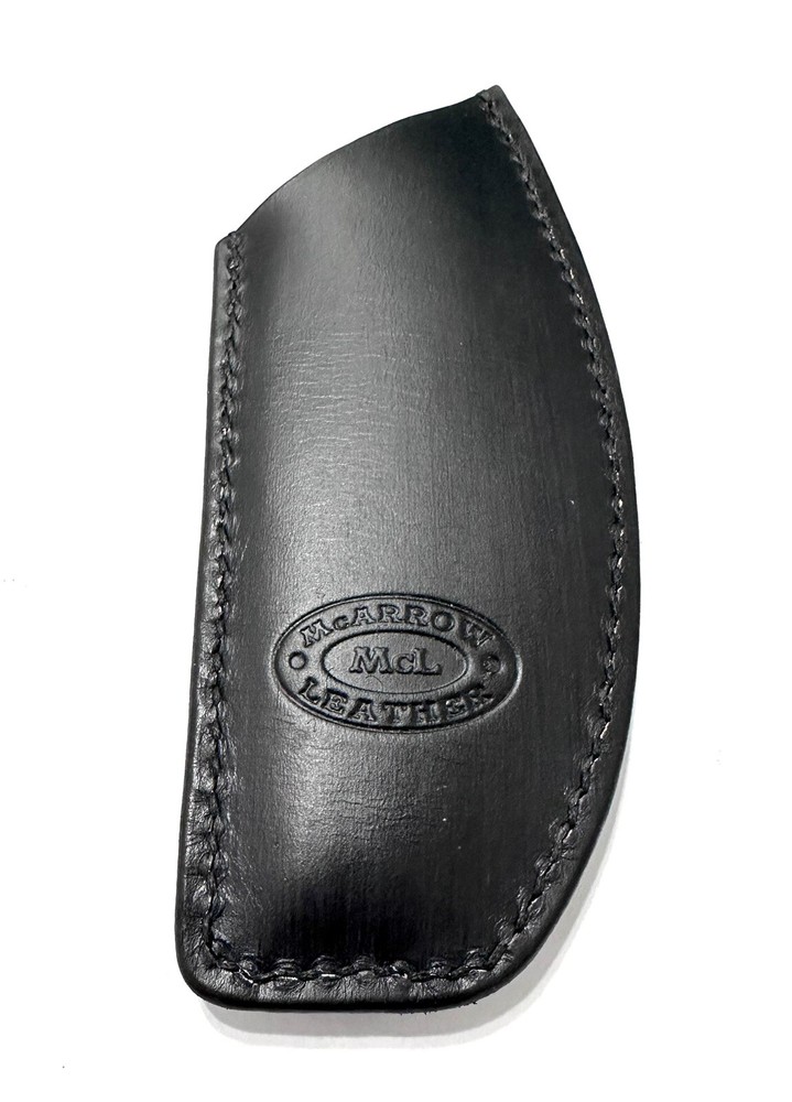 Strider SMF Dark Gray Leather Sheath Handcrafted.