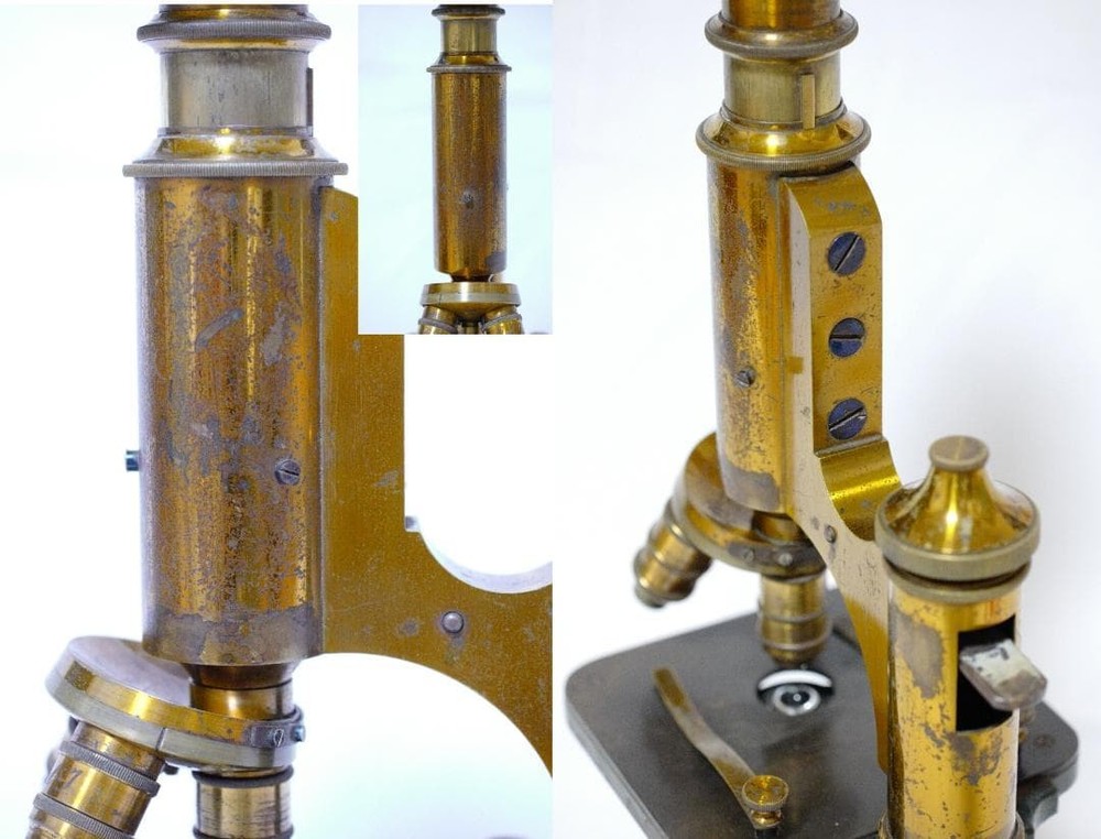 microscope antique E. mester's bacterial microscope