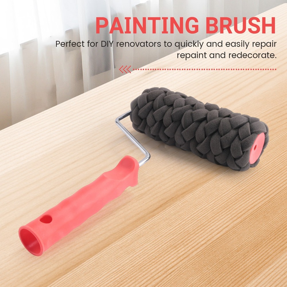 Pattern Paint Roller Tool Environmental Stamp Painting Decorative Cylinder1445