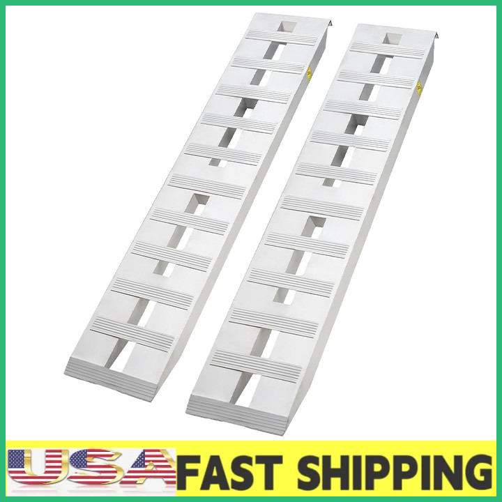 60/72/84/94" Heavy Duty Aluminum Loading Ramps Trailer Ramps for Trucks 6000Lbs
