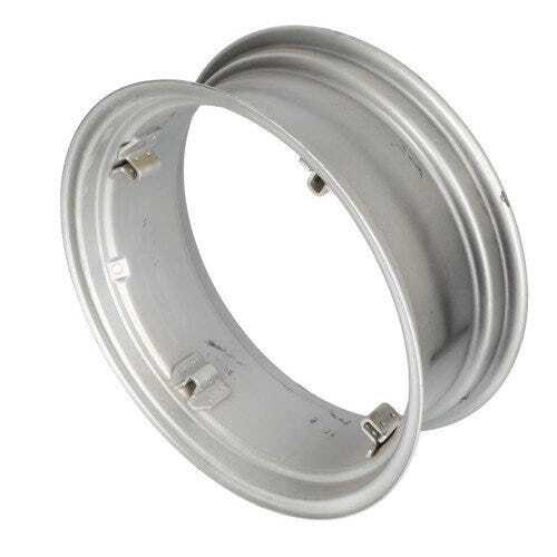 Rear Rim - 9" x 24" Rectangular 4 Loop Style Silver fits International Super A