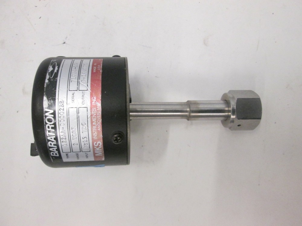 MKS, Baratron 2 Torr Pressure Transducer, 122AA-00002BB, Used
