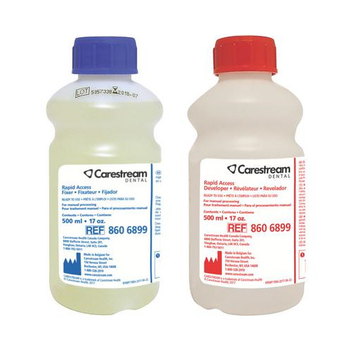 Carestream Rapid Access Developer & Fixer 500 mL 2/Pk