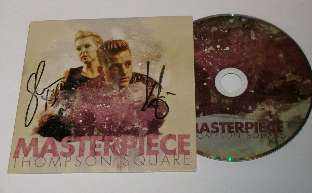Thompson Square Signed Masterpiece CD FRONT Cover JSA CERT