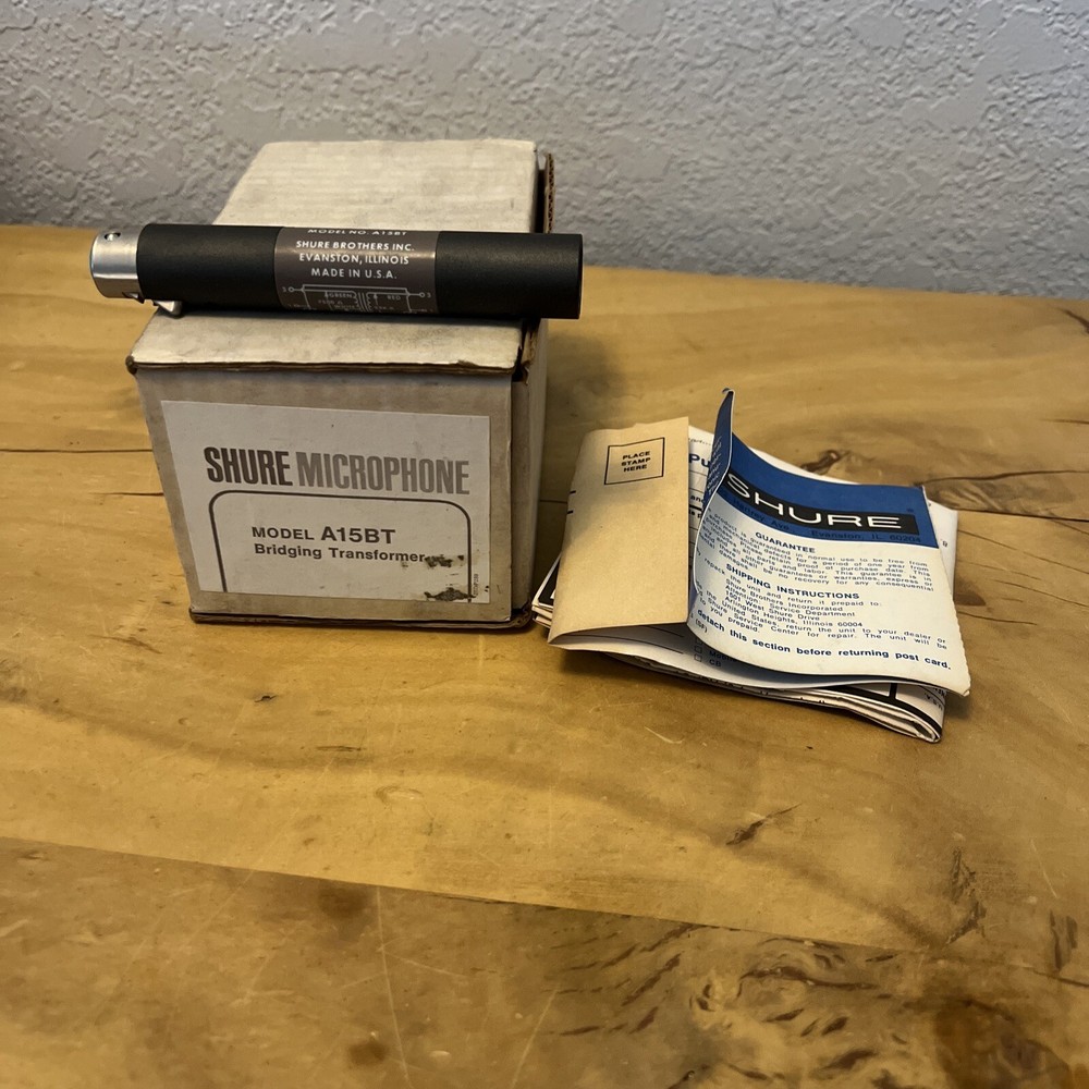 Shure A15BT Bridging Transformers